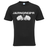 Short-Sleeve, Jarngreipr, Schwarz