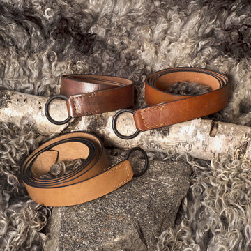 Wikinger Ledergürtel, Eisenring