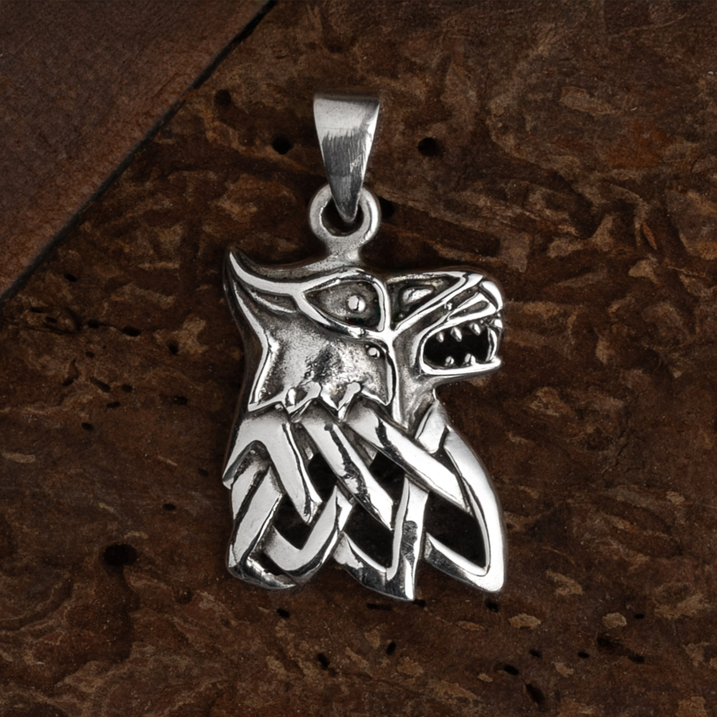 Fenrir Anhänger, Silber