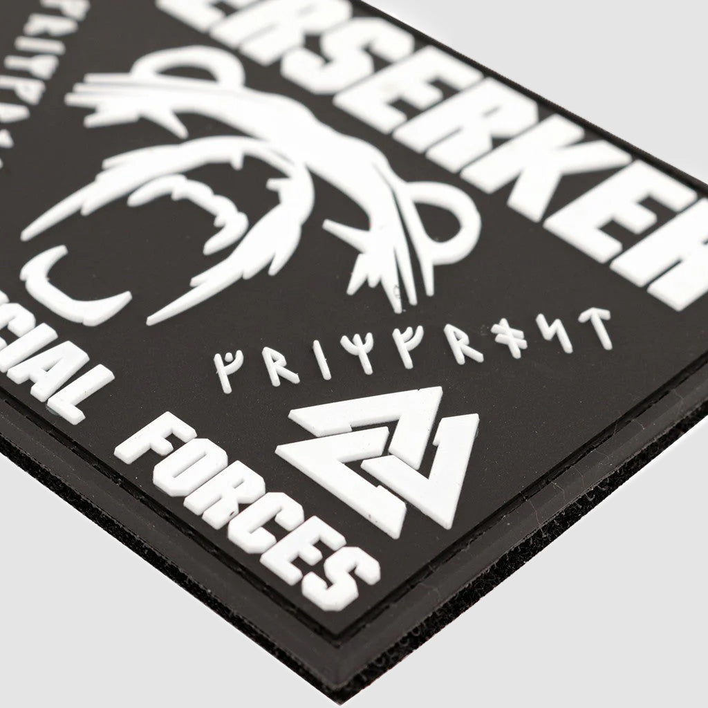 Berserker Moralpatch, PVC Klettverschluss, Schwarz
