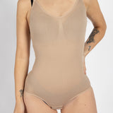 Brief Bodysuit, Sand