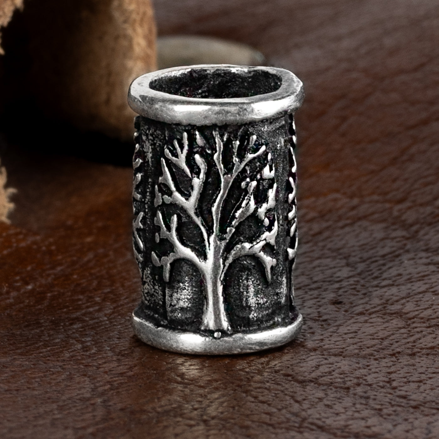 Yggdrasil Beard Ring, Silver