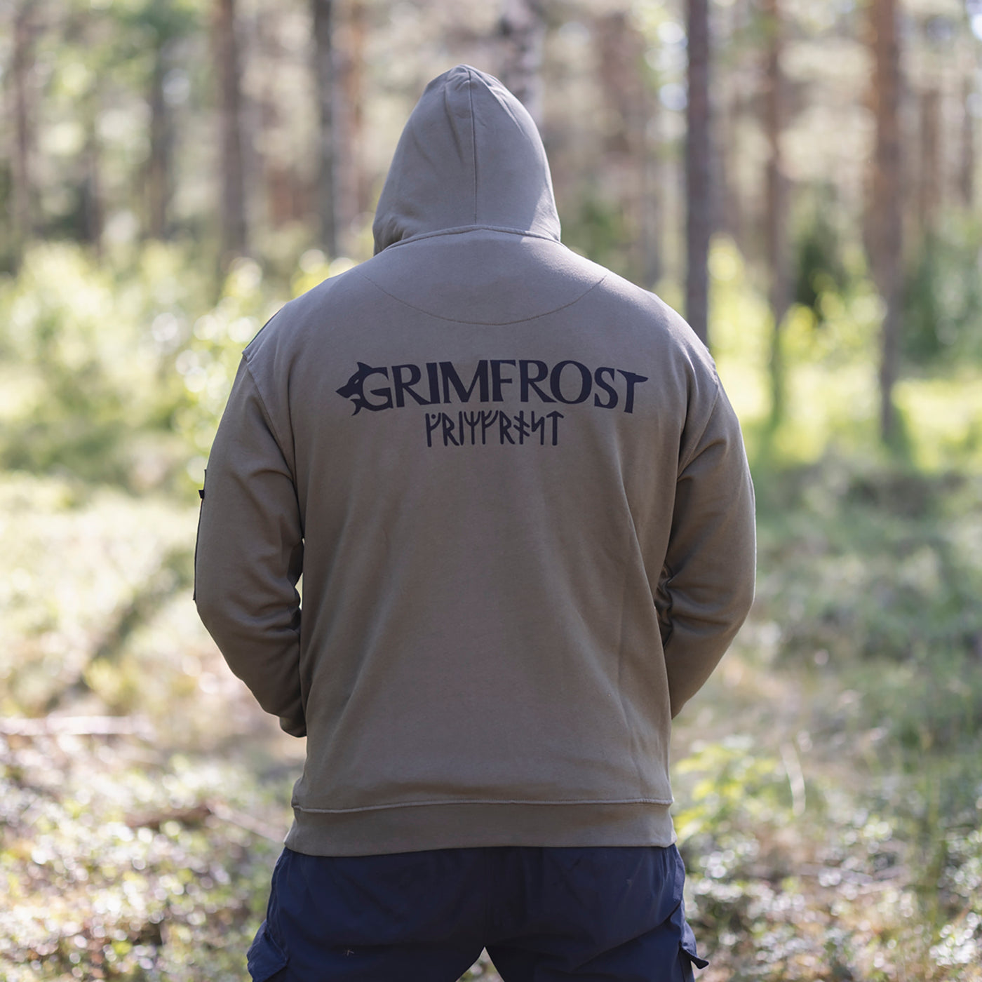 Premium Hoodie, Grimfrost, Grün