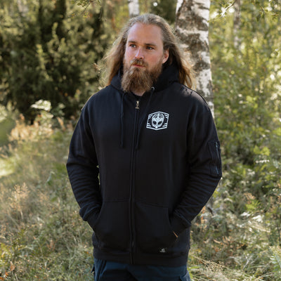 Premium Zoodie, Clan Helmet, Black