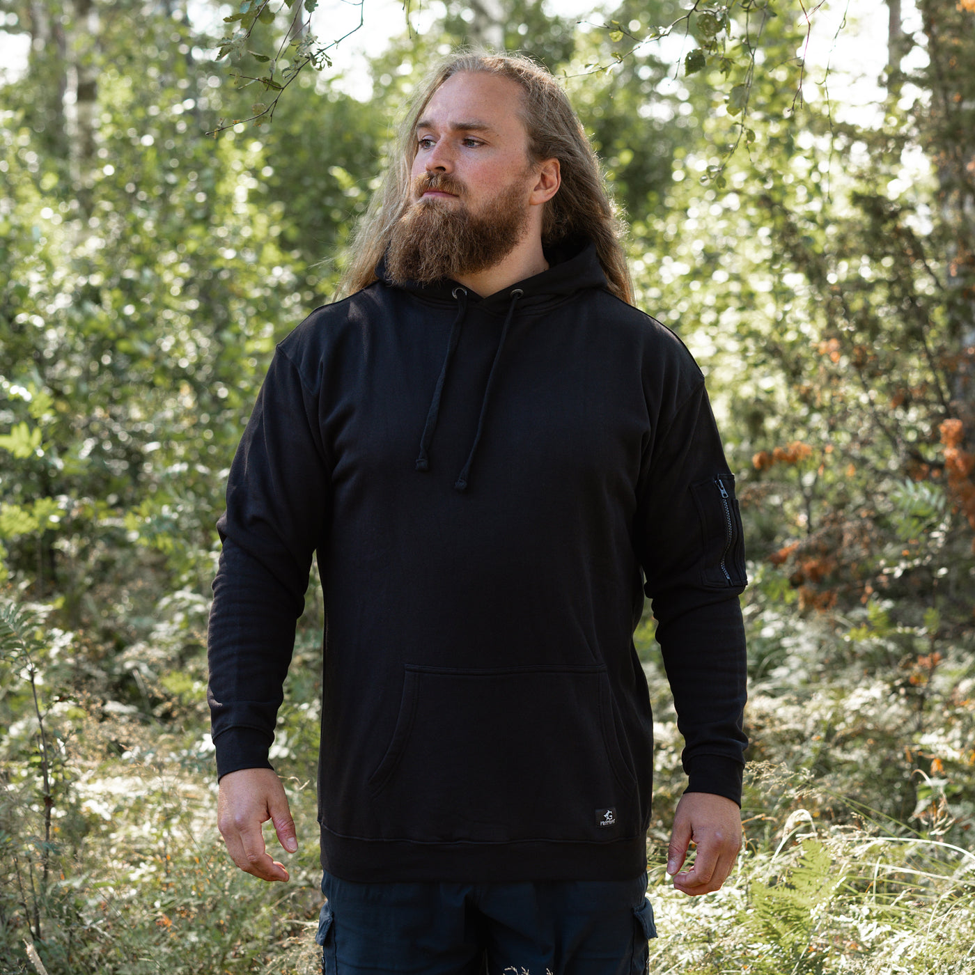 Premium Hoodie, Grimfrost, Schwarz