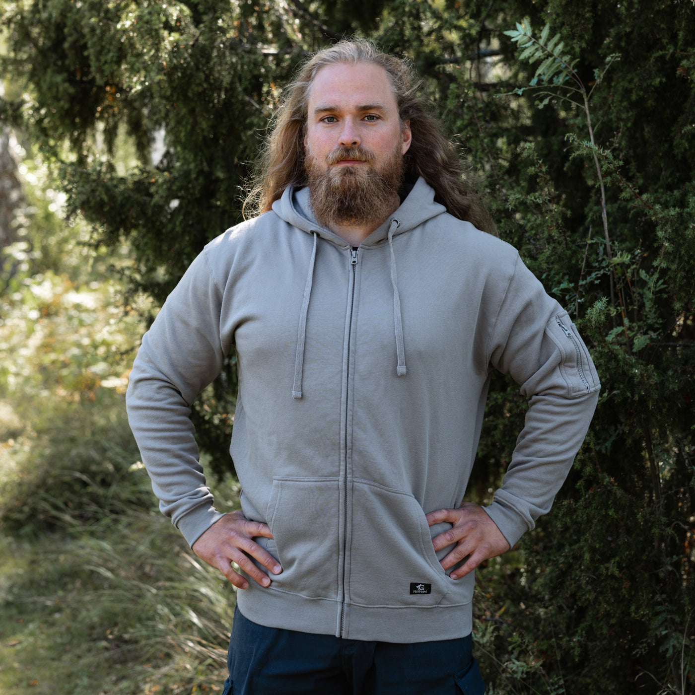 Premium Zoodie, Grimfrost, Grau