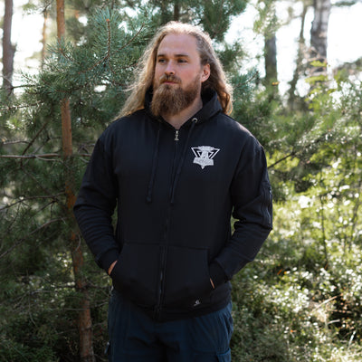 Premium Zoodie, Heathen, Schwarz