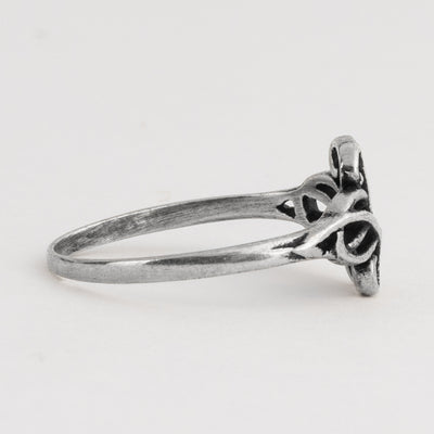 Swirl Ring, Silber