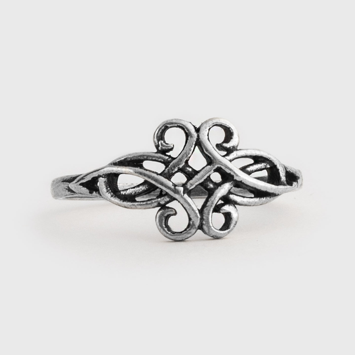 Swirl Ring, Silber