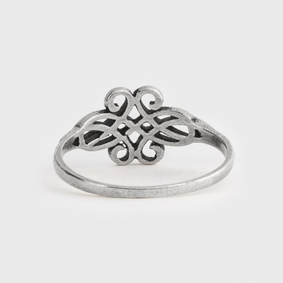 Swirl Ring, Silber