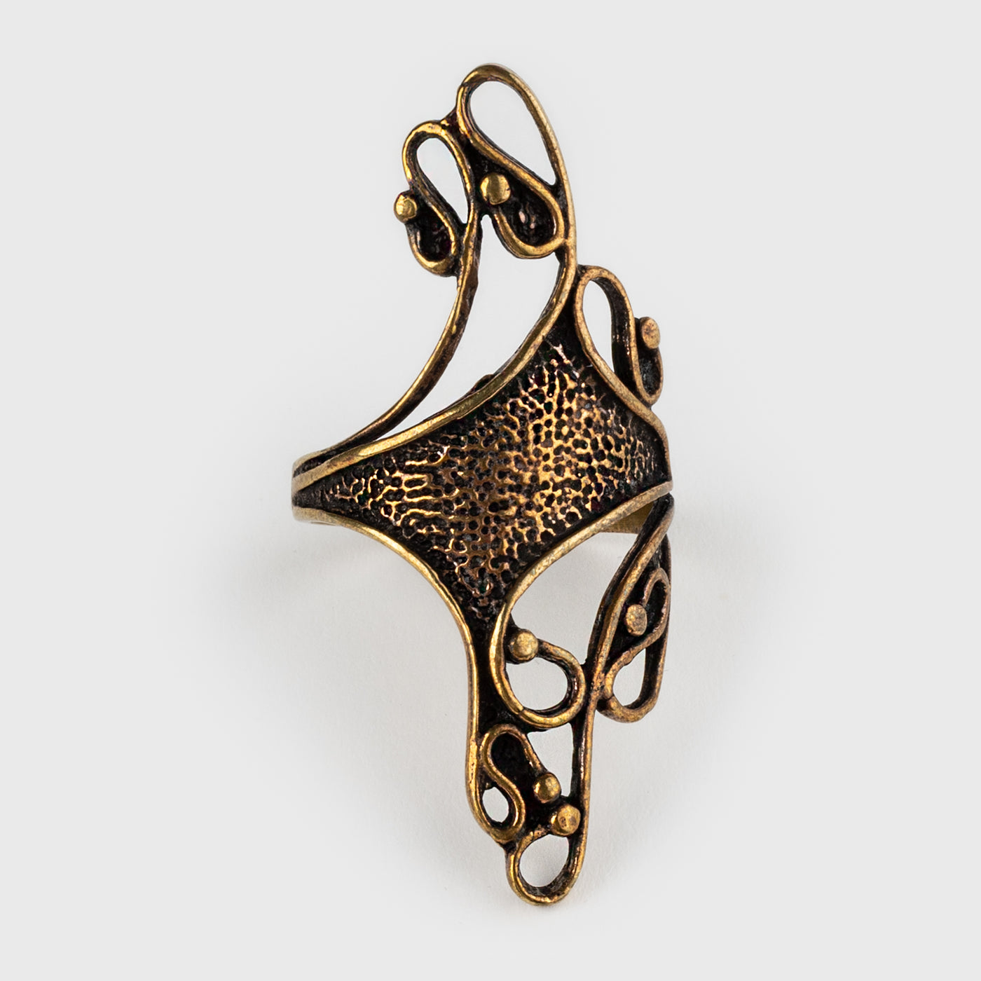 Swirls Ring, Bronze