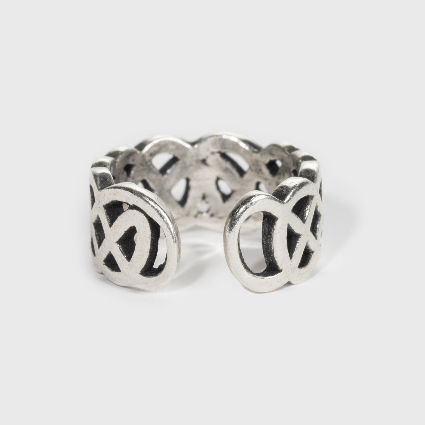 Braided Cuff Earring, Sterling Silver
