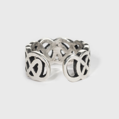 Braided Cuff Earring, Sterling Silver