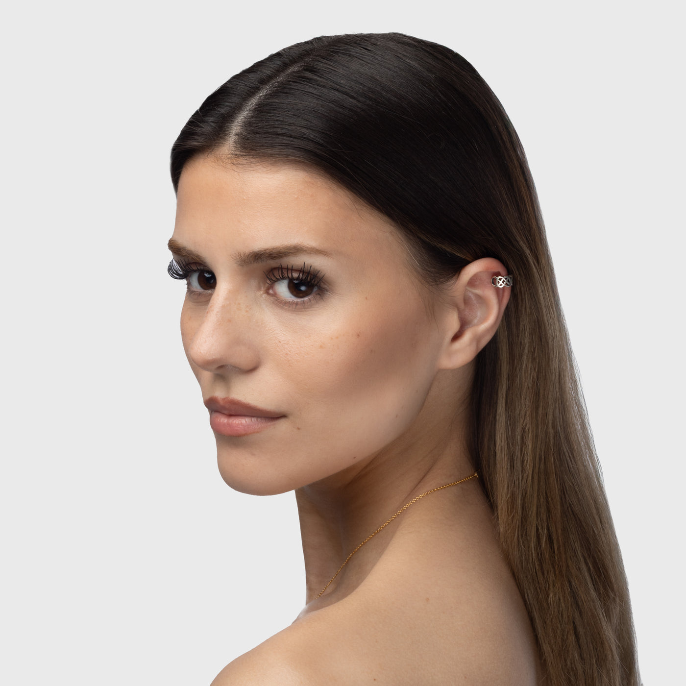 Braided Cuff Earring, Sterling Silver