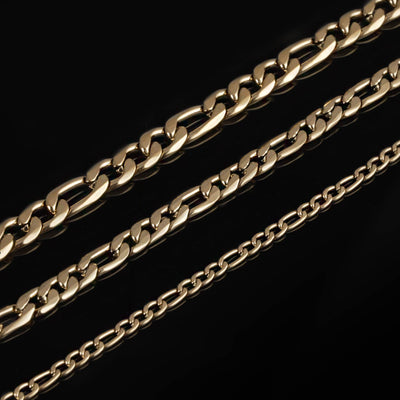 Figaro Chain, Vergoldet