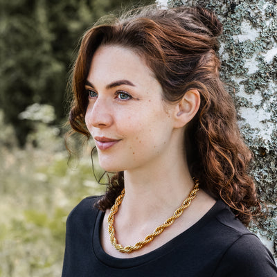 Rope Chain, Vergoldet