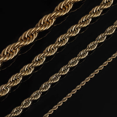 Rope Chain, Vergoldet