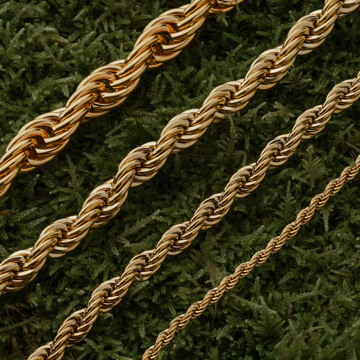 Rope Chain, Vergoldet