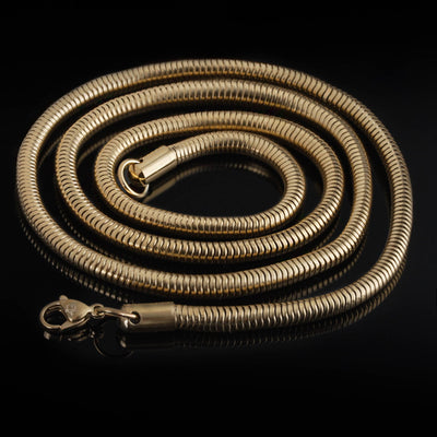Snake Chain, Vergoldet