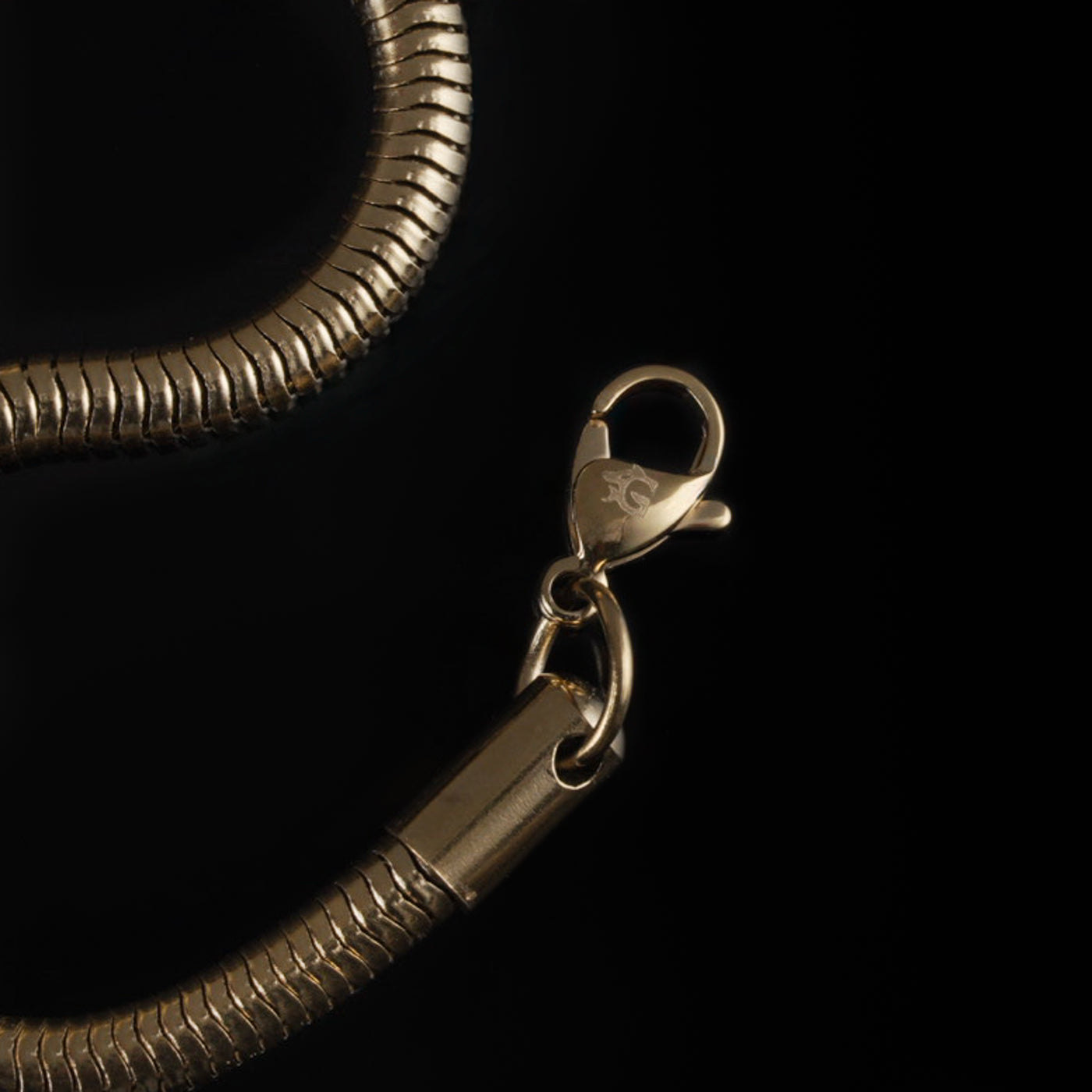 Snake Chain, Vergoldet