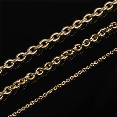 Viking O Chain, Gold Plated