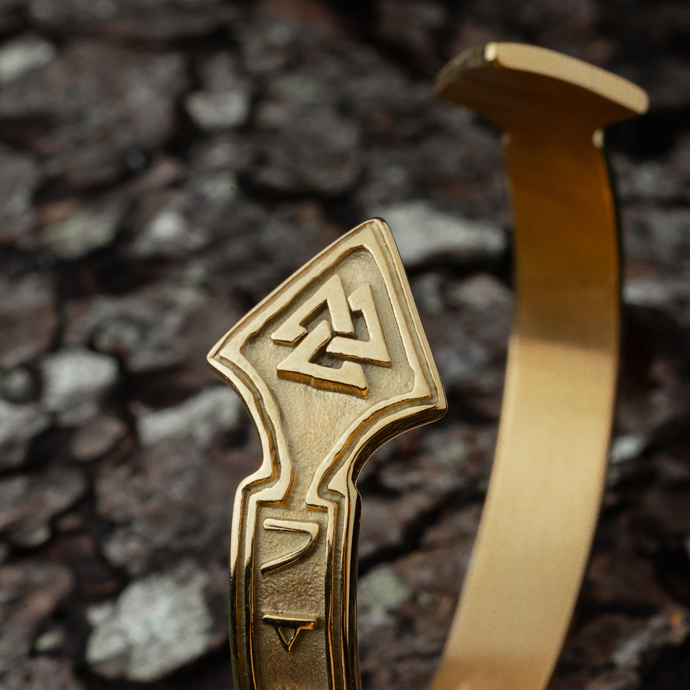 Odin Cuff, Gold Plated