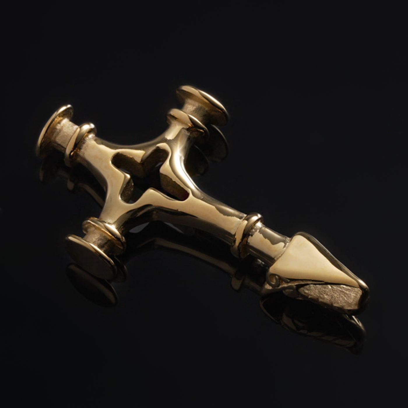 Isländischer Hammer, Large, Vergoldet