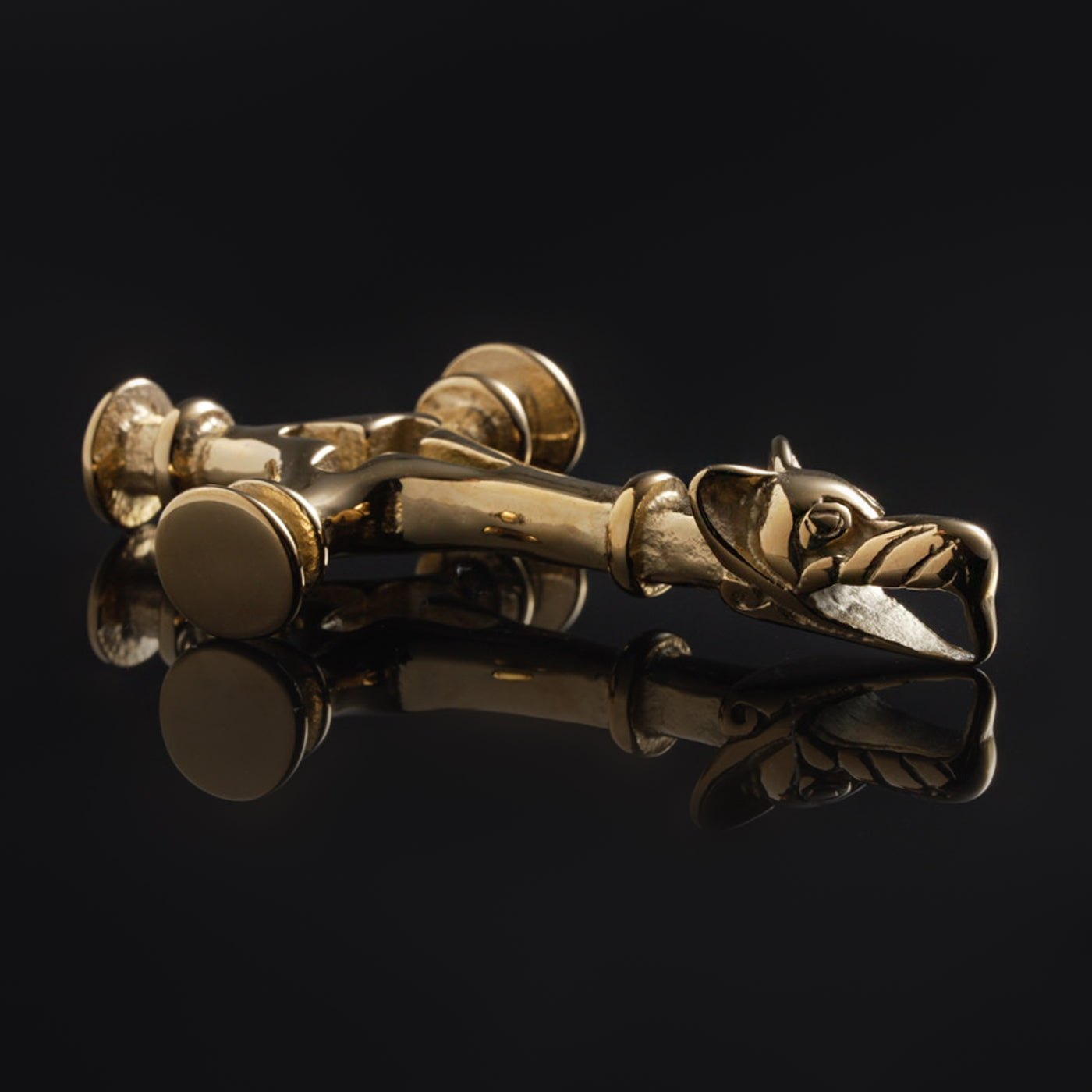 Isländischer Hammer, Large, Vergoldet