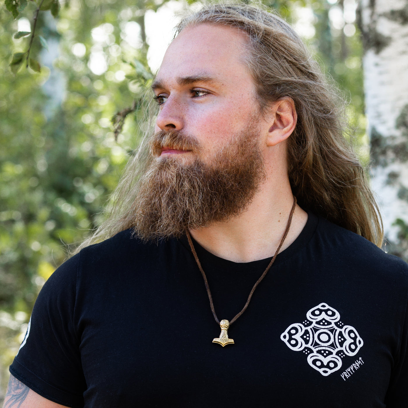 Öland Thorshammer, Vergoldet