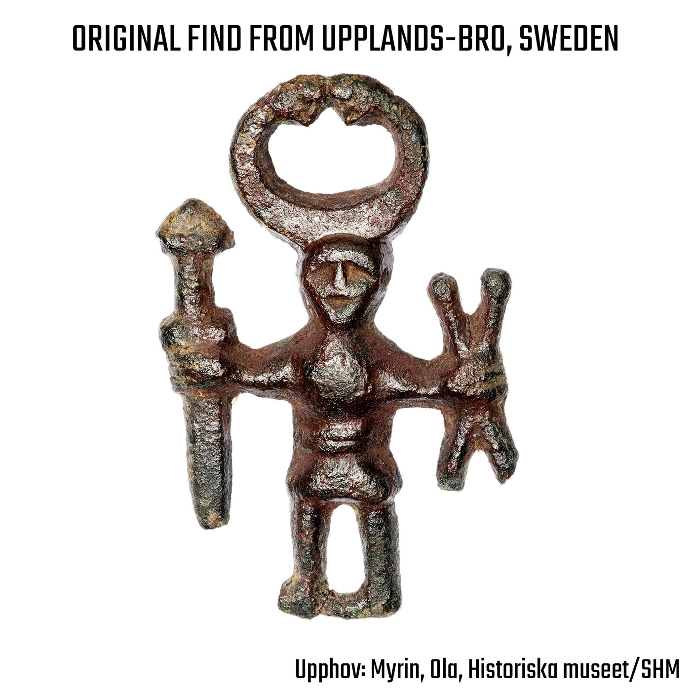 Odin Anhänger, Bronze