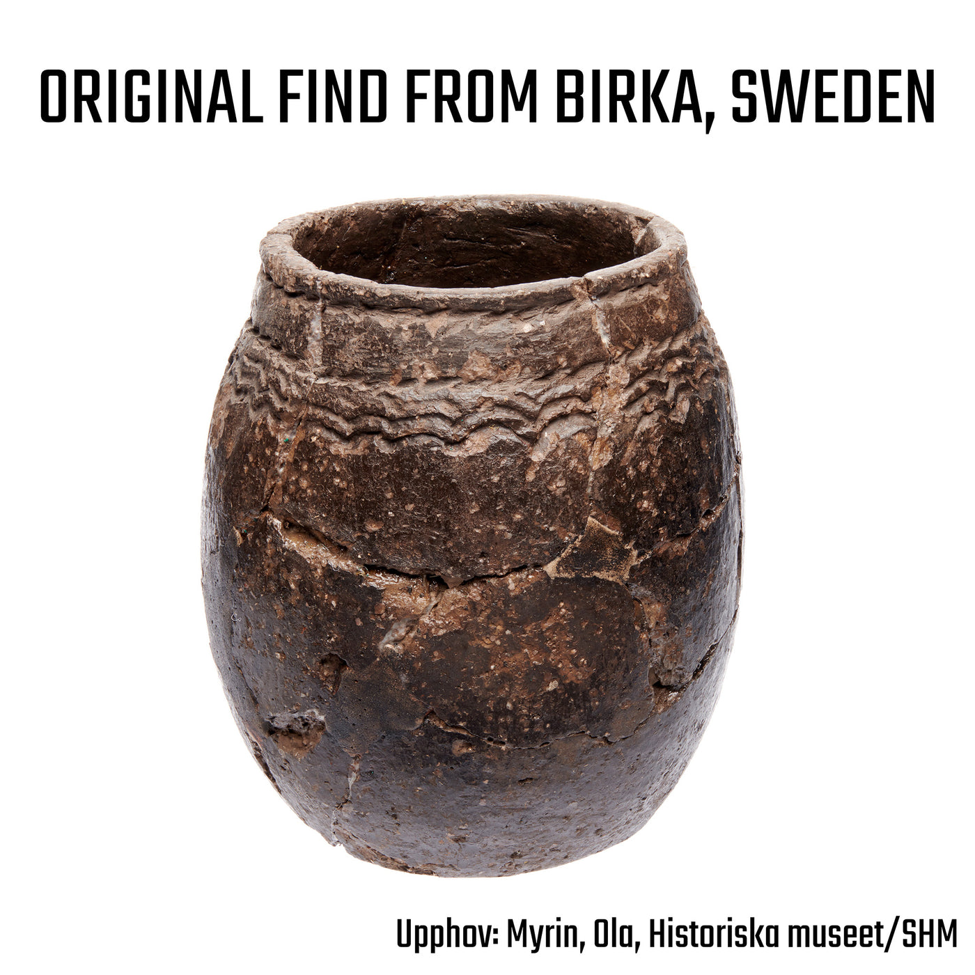 Birka Supkopp Set, Schwarz, Handgefertigt