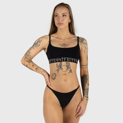 Thongs, Black