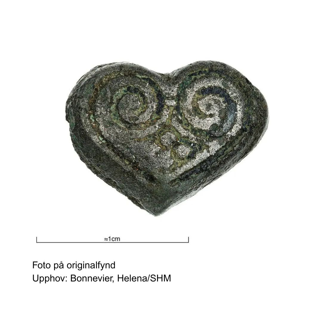 Birka Herz Anhänger, Bronze