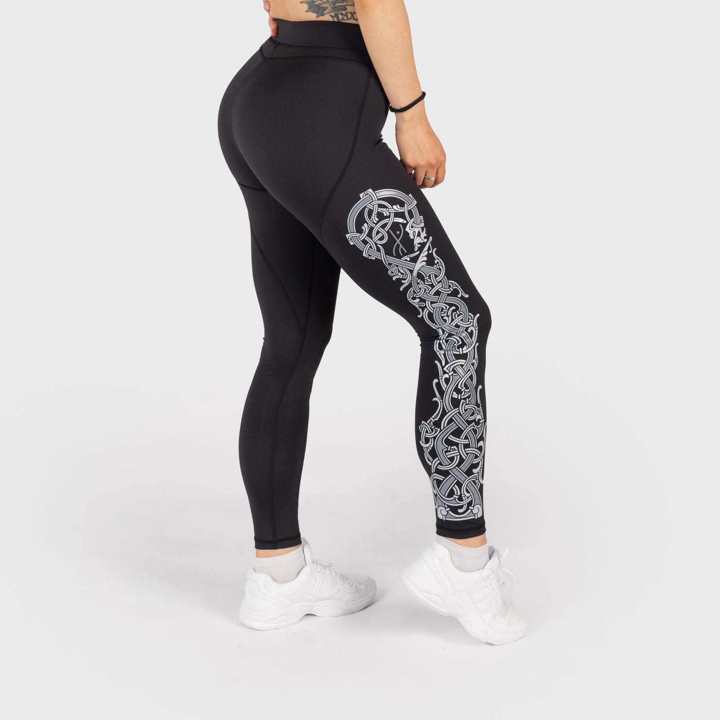 Dragon Leggings, Schwarz