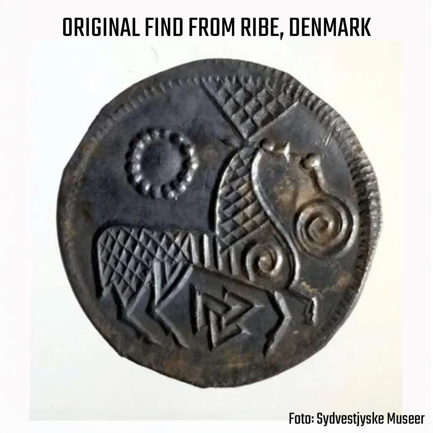 Ribe Hirsch Anhänger, Bronze