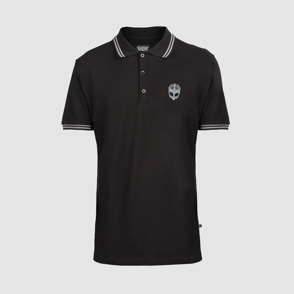 Polo Shirt, Clan Helmet, Schwarz