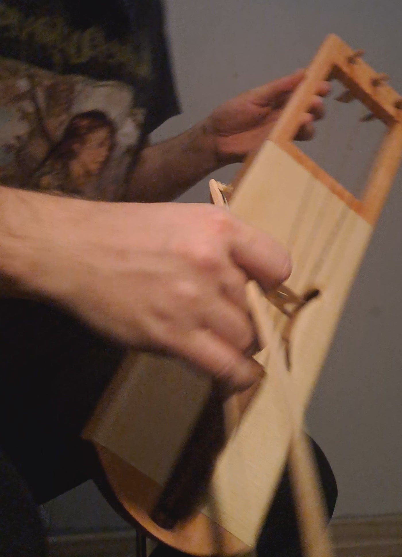 Tagelharpa, 3 Saiten