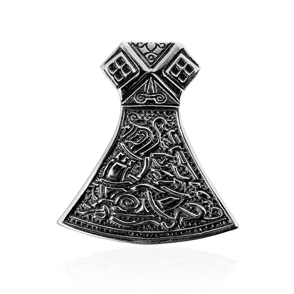 Pendants - Genja Axe Pendant, Stainless Steel - Grimfrost.com