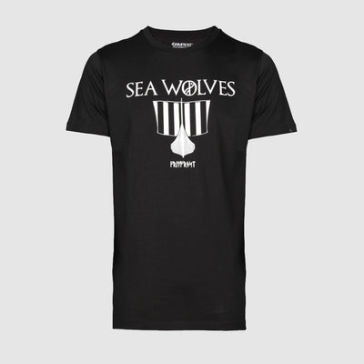 Premium Tee, Sea Wolves, Schwarz