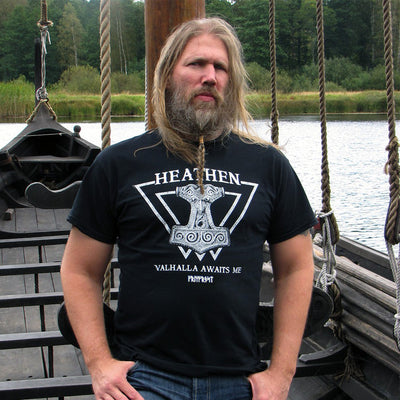 T-shirts - Premium Tee, Heathen, Black - Grimfrost.com