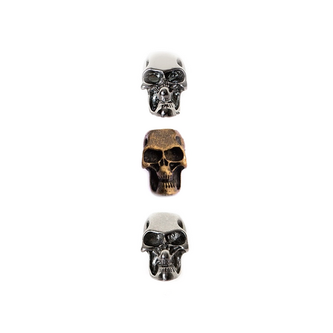 Beard Rings - Beard Bead Set, Skull Beads - Grimfrost.com