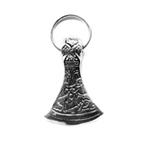 Viking Jewelry - Axe Pendant, Silver - Grimfrost.com