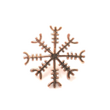 Viking Jewelry - Aegishjálmur Pendant, Bronze - Grimfrost.com