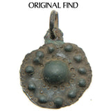 Schild von Walhall Amulett, Bronze