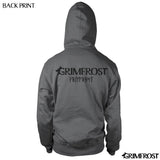 Clothing - Modern - Zip Hoodie, Grimfrost, Steel Grey - Grimfrost.com
