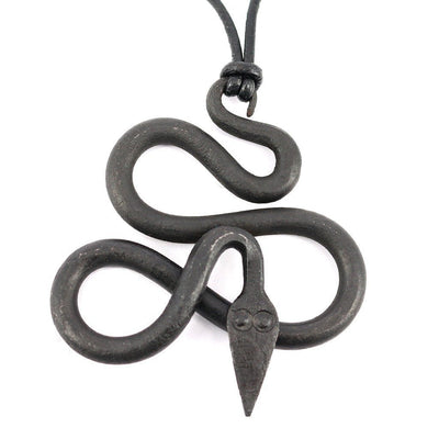 Pendants - Jörmungandr Amulet, Iron - Grimfrost.com