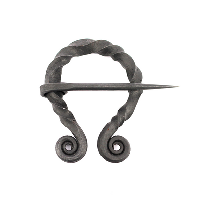 Fibulas - Iron Fibula, Oval 60mm - Grimfrost.com