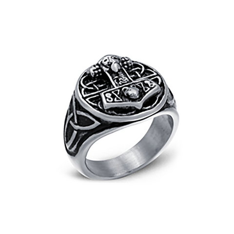  - Mjolnir Ring, Stainless Steel - Grimfrost.com