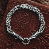 Wolf King Chain Armband, Edelstahl
