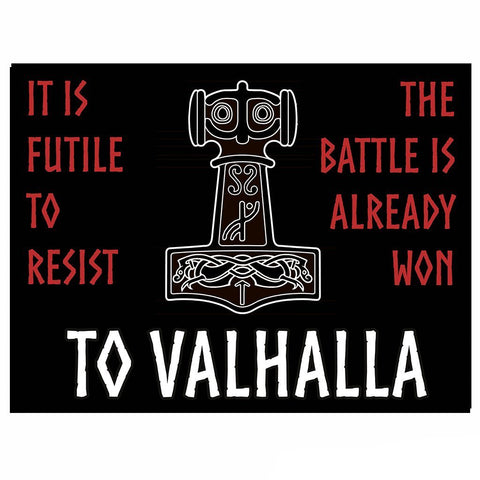 Aufkleber, Valhalla